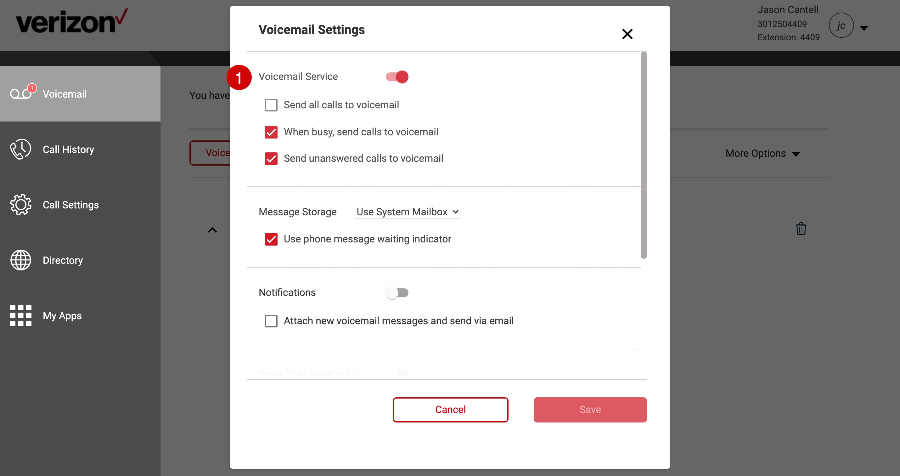 Verizon Business Voicemail Access Number QBUSINI